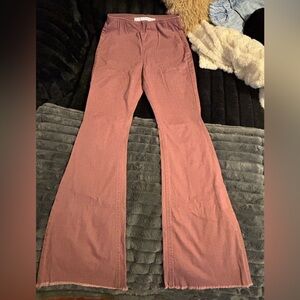 Tinseltown Women's Mauve Flare Jeans